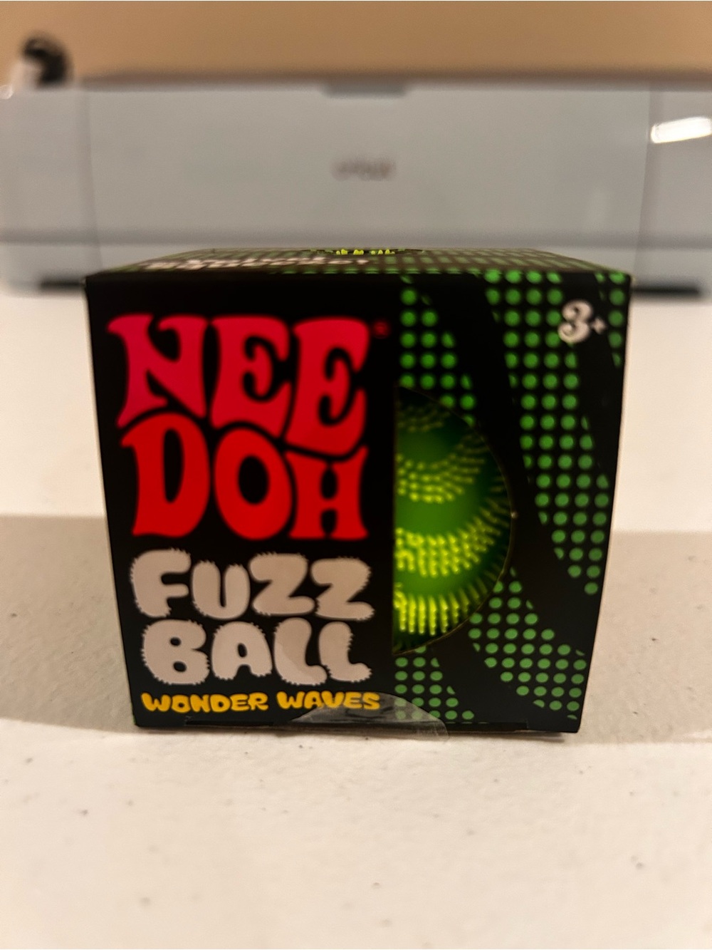 Needoh Fuzz Ball Wonder Waves - Green. New. Authentic